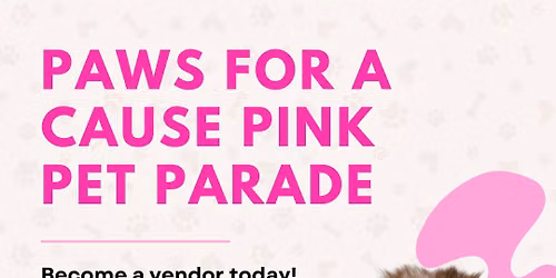 Paws for a Cause Pink Pet Parade