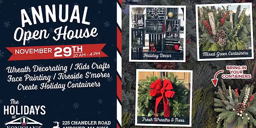 Konjoian's Annual Open House