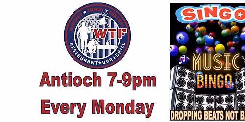 Singo "music bingo" Game Night at (WTF) Whiskey Tango Foxtrot Bar & Grill in Antioch