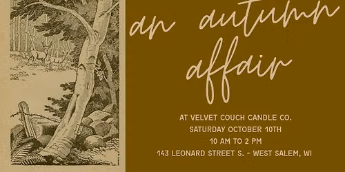 An Autumn Affair at Velvet Couch Candle Co. 