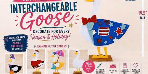 Interchangeable Wooden Goose Workshop