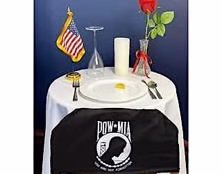 POW-MIA Missing Man Table Tribute