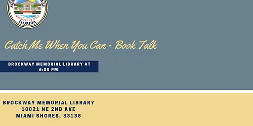 Catch Me When You Can - Book Talk