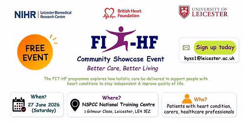 FIT-HF programme showcase event - "Better Care, Better Living"