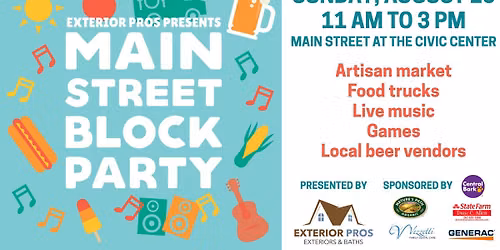 Main Street Block Party Presented by Exterior Pros