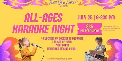 All-Ages Karaoke Night (Sing Along) | 6:00 - 8:30pm