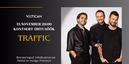 13\/11 Traffic kontsert-\u00f5htus\u00f6\u00f6k Vaticanis
