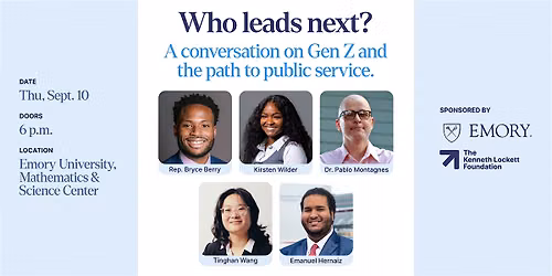 Who Leads Next? A conversation on Gen Z and the path to public service