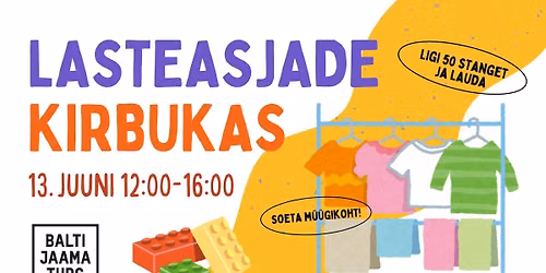 Lasteasjade kirbukas Balti Jaama Turul \ud83e\uddf8