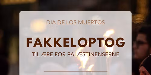 Fakkeloptog for Pal\u00e6stina