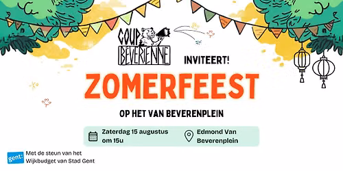 Zomerfeest op het Van Beverenplein