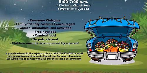 3rd Annual Fall Festival and Trunk or Treat