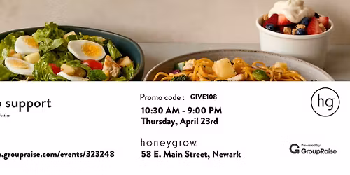Delaware Center for Justice x honeygrow GroupRaise Fundraiser