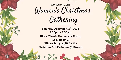 Women Of Light - Women's Christmas Gathering