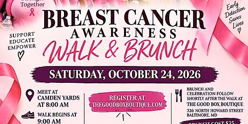 Good Box Cares Breast Cancer Walk and Brunch