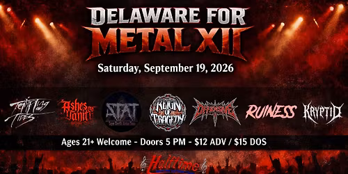 Delaware for Metal XII