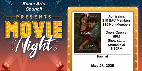 Movie Night at the BAC (Hamnet)