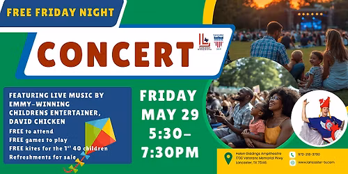 Free Friday Night Concert for the Children!
