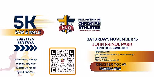 \ud83c\udfc3\u200d\u2642\ufe0f Faith in Motion 5K Run & Walk \ud83c\udfc3\u200d\u2640\ufe0f