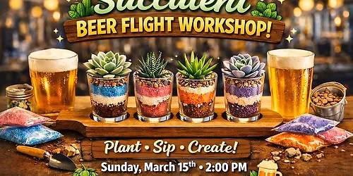 Sold Out! Succulents & Sips: Beer Fight workshop