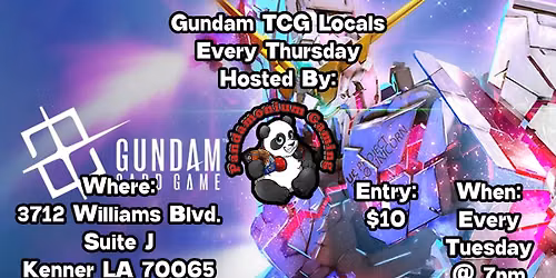 Thursday Gundam Card Game Locals at Pandamonium Gaming