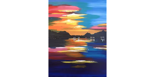 Lazy Lake Sunset - Paint and Sip in Phoenix | Classpop!\u2122