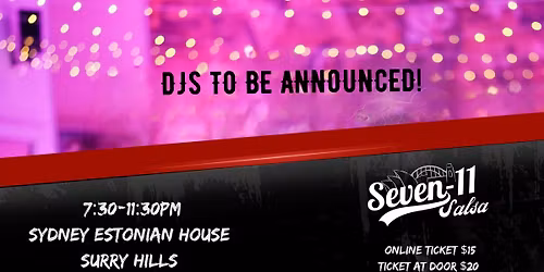 Seven-11 Salsa Social: Friday 12th June