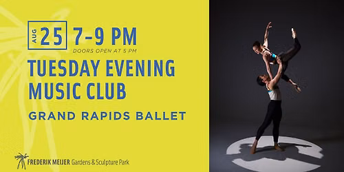 Grand Rapids Ballet \u2013 Tuesday Evening Music Club