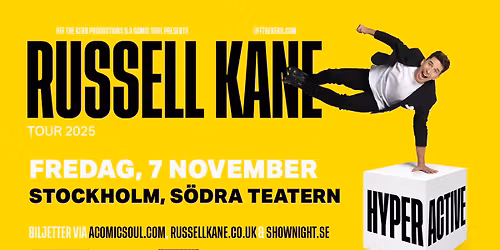 Russell Kane in Stockholm