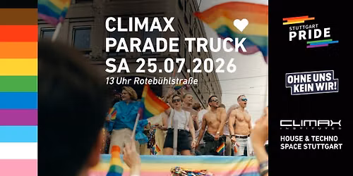 Climax Truck PRIDE 2026 - inklusive Eintritt Club 