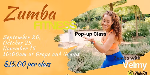 Zumba Fitness at Grapes and Grains