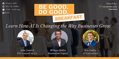 Be Good Do Good Breakfast