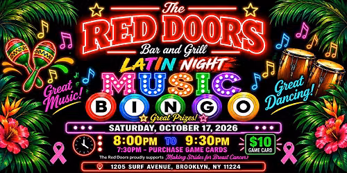 MUSIC BINGO - LATIN NIGHT
