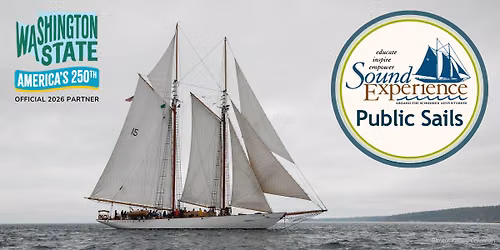 Sept 26 Afternoon in Seattle: 3-hour Public Sail Aboard Schooner Adventuress