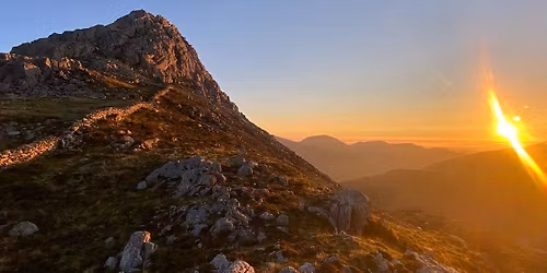 Tryfan and Glyderau Sunrise 1 November