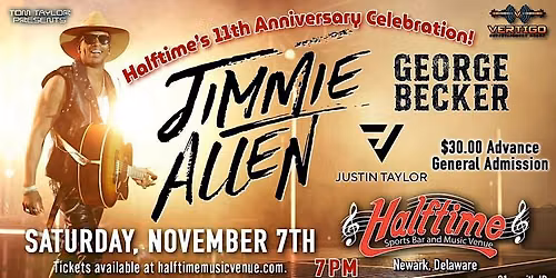 JIMMY ALLEN with Special Guest Justin Taylor