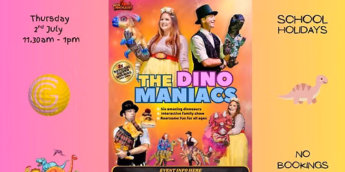 The Dino Maniacs Live at City Golf Club