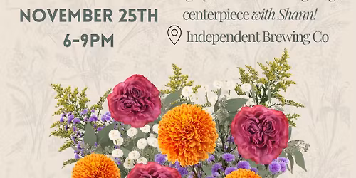 Fall Floral Centerpiece Workshop
