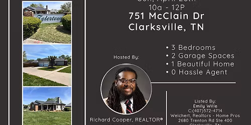 Open House @ 751 McClain Dr Clarksville