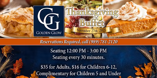 Golden Glow Thanksgiving Buffet