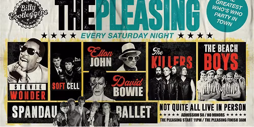 THE PLEASING - Saturday Nights @ Billy's