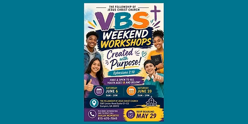 The FOJCC Vacation Bible School:  Weekend Workshop