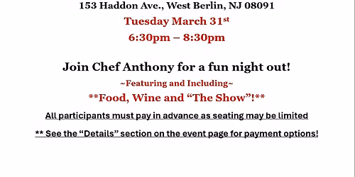 The Chef Table Experience 