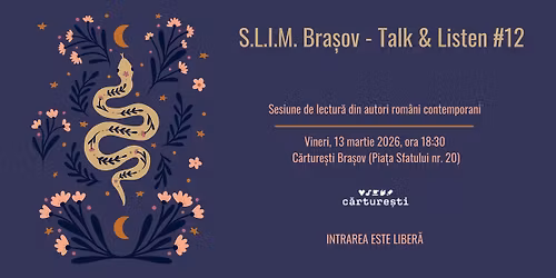 S.L.I.M. Bra\u0219ov - Talk & Listen, edi\u021bia a 12-a