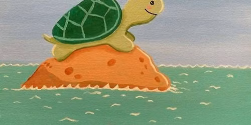 Kids Camp: Sunbathing Turtle