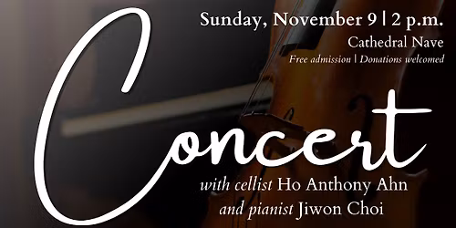 Concert with Ho Anthony Ahn & Jiwon Choi