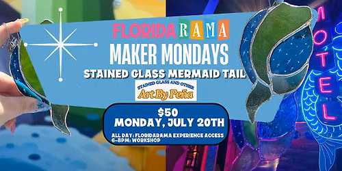 Maker Mondays: Stained Glass Mermaid Tail with Art by Pe\u00f1a