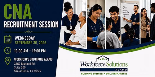 CNA Training Recruitment Session | Workforce Solutions Alamo