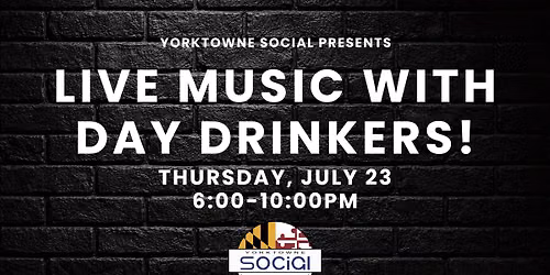 Thirsty Thursday with Day Drinkers! NO COVER - RAIN OR SHINE!
