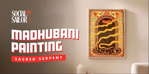 Sacred Serpent Madhubani - Bangalore